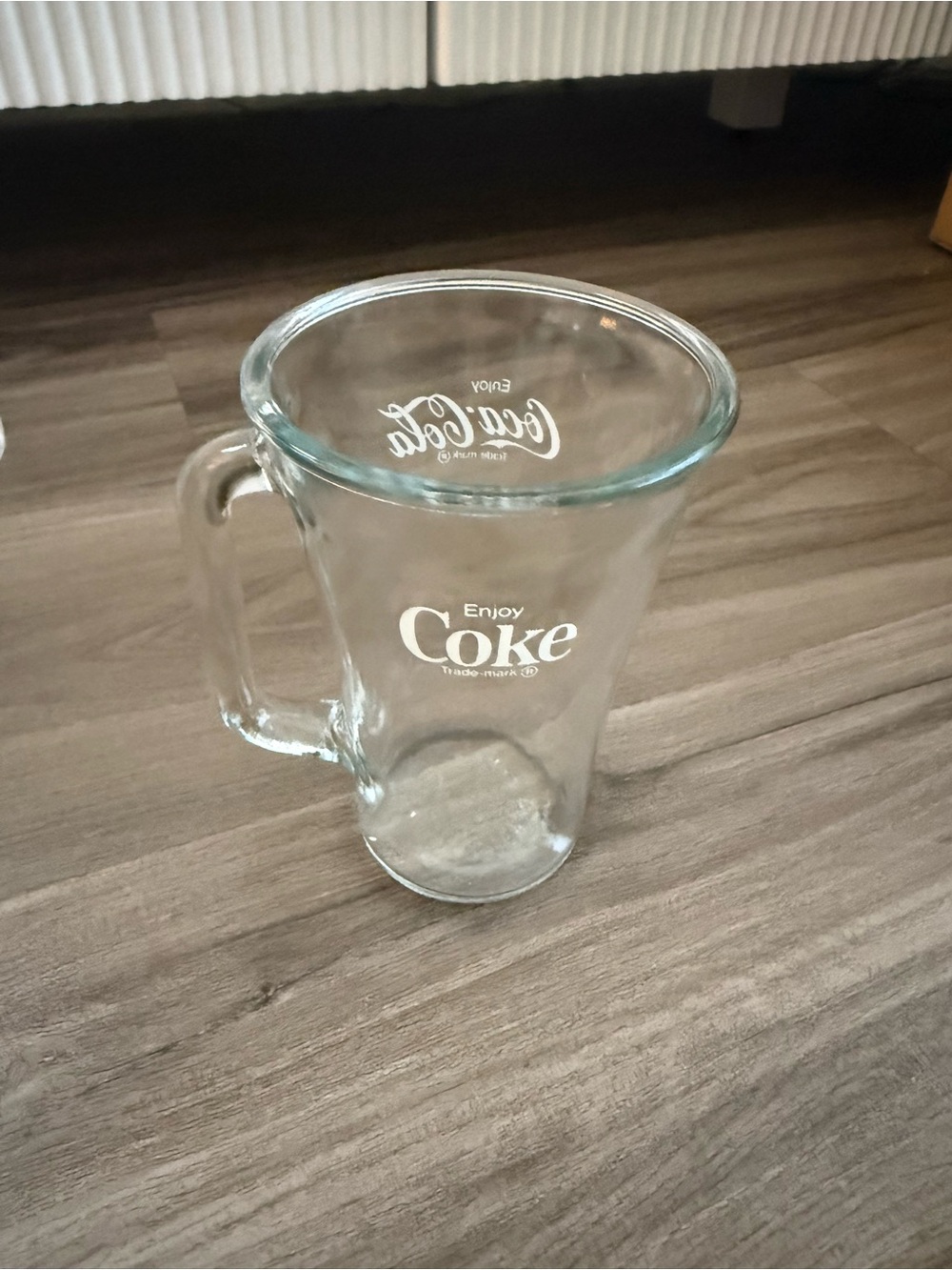 Vintage Coca-Cola Libbey Canada Enjoy Coke Glass Mug 12-13 oz